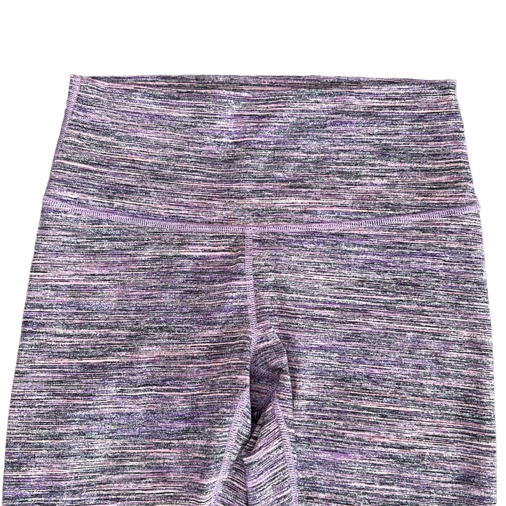 LULULEMON High Times Pant Space Dye Camo Tender Violet Black Grape 7/8 Length - Picture 6 of 12